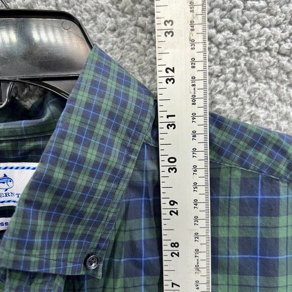 Southern Tide Long Sleeve Shirt Mens M Plaid Color Block Button Down Classic - Picture 5 of 12